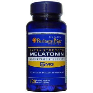 Мелатонін Puritans Pride MELATONIN 5 мг 120 таблеток