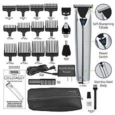 Тример Wahl Clipper Stainless Steel Lithium Ion (9818-600), фото 5