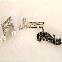 Брошка "Ноти музика"