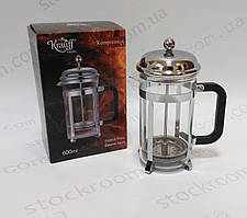 Заварник френч-прес  Krauff 26-177-006 об'єм 600 мл