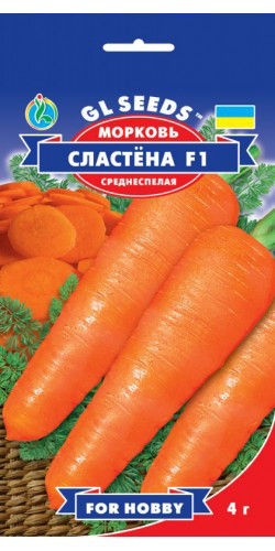 Насіння Морква Ласунка F1 (4г), ТМ GL SEEDS For Hobby, фото 1