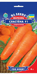 Насіння Морква Ласунка F1 (4г), ТМ GL SEEDS For Hobby