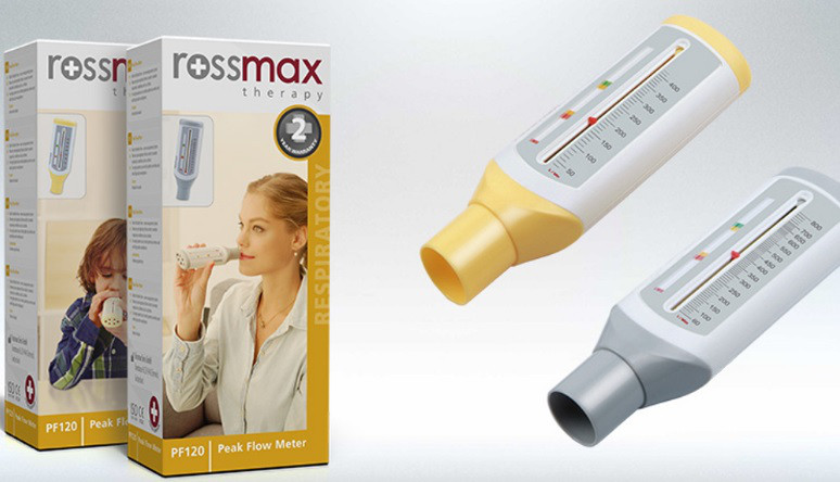 Пикфлоуметр ROSSMAX PF120A для измерения пиковой скорости выдоха 60-800 ...