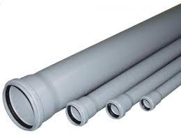 Труба ПВХ 110 з розтрубом для зовнішньої каналізації, фото 1