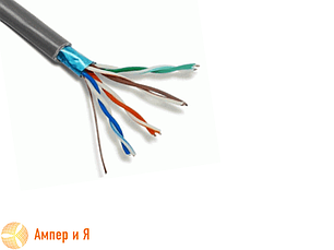 Кабель КПВЕ-HF ВП (100) 4х2х0,51 LSOH (FTP-cat 5E LSOH), фото 2