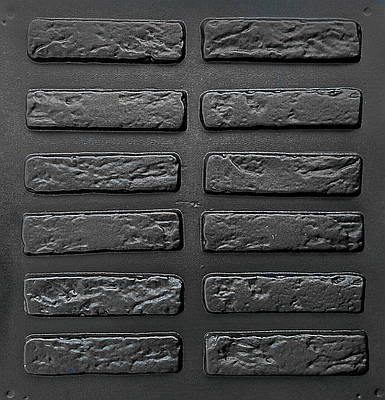 Пластикова форма для декоративної плитки «Римська цегла» №23; плитка 195х50х10 мм (1м² = 102 шт)