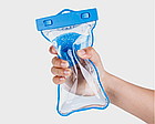 Водонепроникний чохол для смартфона Aqualight світний синій, фото 5