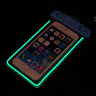 Водонепроникний чохол для смартфона Aqualight світний синій, фото 7
