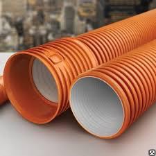 Труби ПП із розтрубом двошарові для зовнішньої каналізації, фото 1