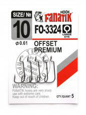 Гачок Fanatik FO-3324 №1 офсетний (4шт)