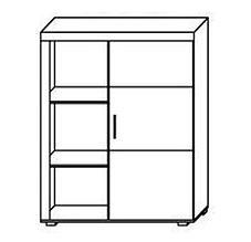 Вітрина Szafka stojąca SAMBA Сama Meble