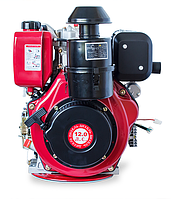Двигатель дизельный WEIMA WM188FBЕ (12 л.с., сьем. цилиндр, шлицы Ø25мм, эл.старт)