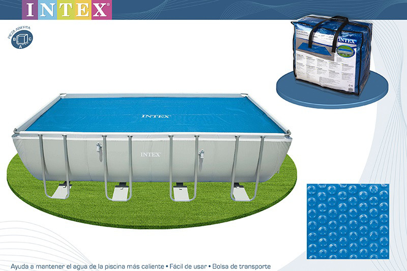 29028 Сонячне покривало для басейну Rectangular Frame 400х200см (D378x186см, 160мкр (150g/m?))