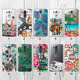 Силіконовий чохол з малюнком для LG D856 G3 Dual (new collection)