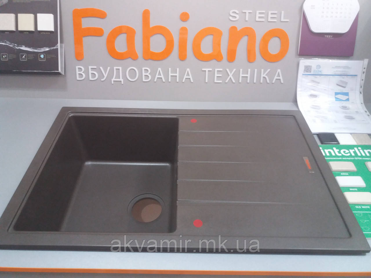 Мийка для кухні Fabiano Classic 78x50 Espresso (еспрессо)