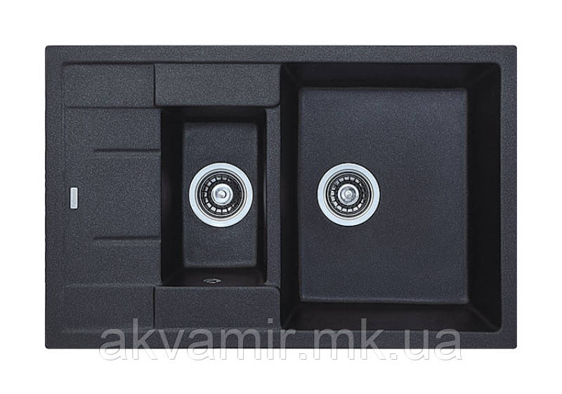 Мийка для кухні Fabiano Classic 78x50x15 Antracit (антрацит)