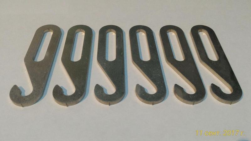 Гак для Гребенки спотера метал 3 мм (6 шт.)