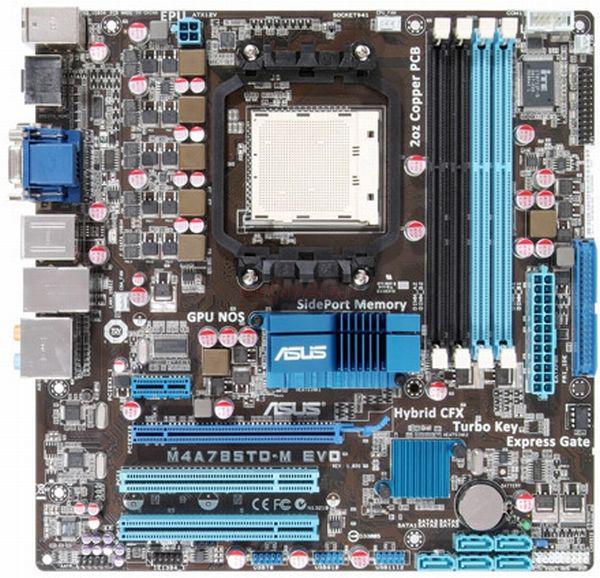 Плата під AMD SAM3 ASUS M4A785TD-M EVO УЦІНКА - МЕРЕЖА! Розуміє ВСІ 2-6 ЯДРА ПРОЦИ X2-X6