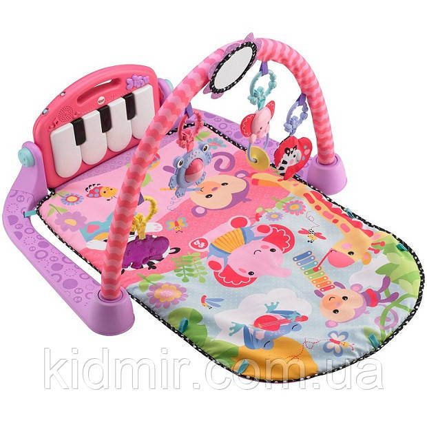 Розвивальний килимок 3-в-1 Піаніно рожевий Fisher Price BMH48, фото 1