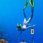 Чохол для смартфона водонепроникний універсальний AirCase жовтий, фото 9