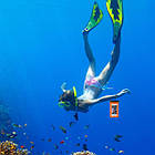 Чохол для смартфона водонепроникний універсальний AirCase жовтогарячий, фото 10