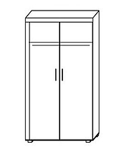 Шафа у вітальню з ДСП/МДФ Szafa SAMBA Сama Meble