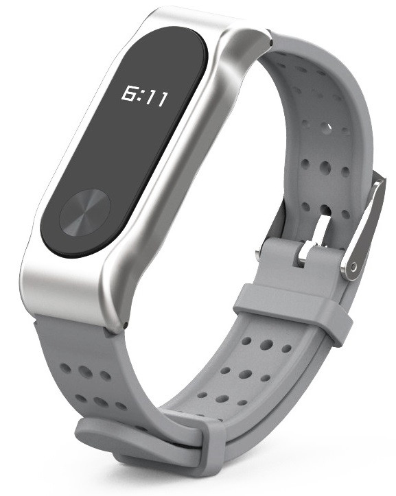 Ремінець Xiaomi Mi Band 2 MiJobs Classic Youth Version Сірий 1086P