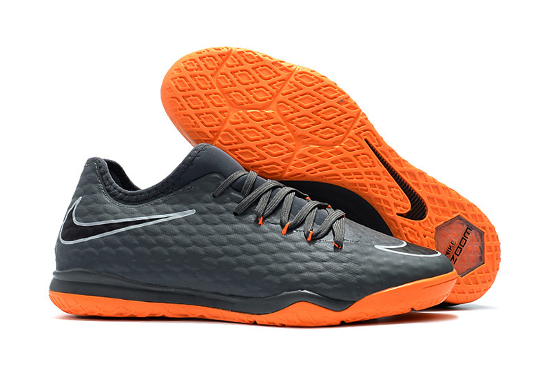 Футзалки (бампи) Nike HypervenomX Finale II IC Dark Grey/Total Orange/White