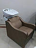Перукарське крісло мийка з глибокою раковиною E-046, фото 6