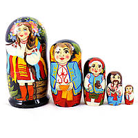 Мотрійка з розписом 5-х "Несе Галя воду" 16 см Гранд Презент М-28