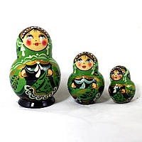 Мотрійка 3-х квіткова з розписом 8.5 см Гранд Презент М-01