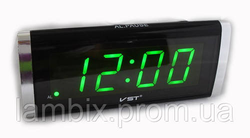 Настільний електронний годинник Led Alarm VST 730-2