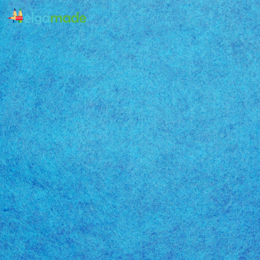Фетр американський ТРОПІЧНА ХВИЛЯ меланж, 15x23 см, 1.3 мм, напіввовняний м'який