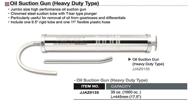 Шприц маслозаливної 1000мл JJAZ0135 TOPTUL