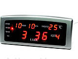 Електронний годинник із будильником Caixing CX-868, фото 3