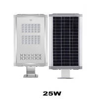 Вуличний LED світильник на сонячній батареї 25w