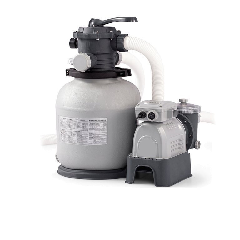 Пісочний насос фільтр Intex Sand Filter Pump, потужністю 6000 жовк. Фільтр для басейнів