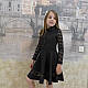 Шкільне плаття "Олена" чорний, розміри 30 - 40, фото 5