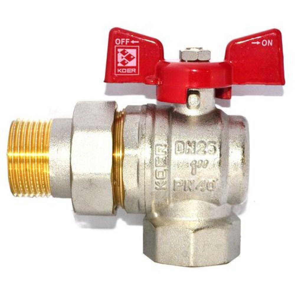 Кран Американка Кутовий 1" Koer