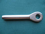 Обух - наконечник для троса, нержавіюча сталь А4 (AISI 316), фото 3