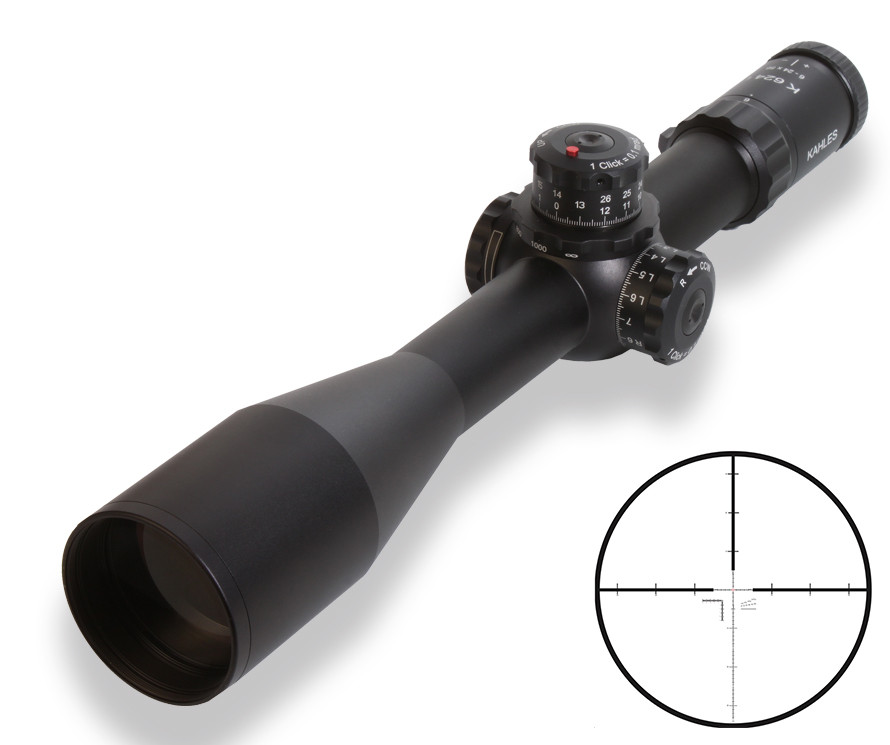Приціл оптичний KAHLES K 624i CCW 6-24x56 / MSRw-left