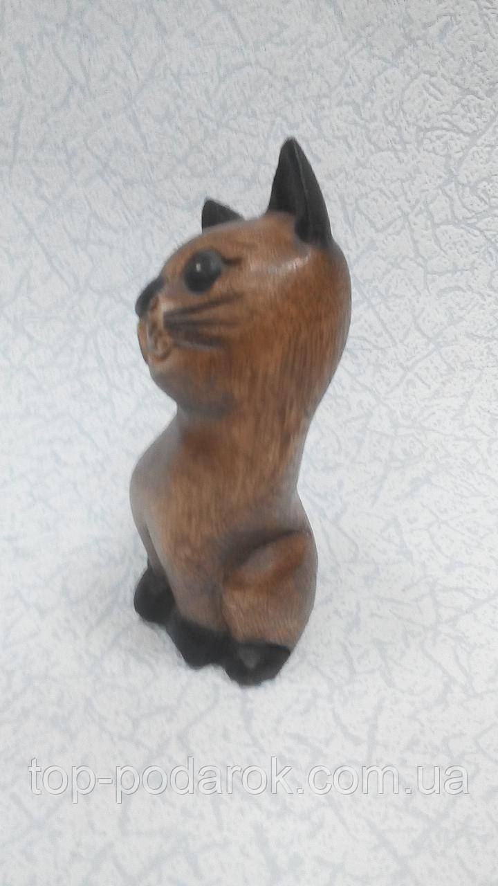 Статуэтка Кошка тиковая высота 15 см - фото 4 - id-p39553874