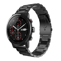 Металевий ремінець Primo для годинника Xiaomi Huami Amazfit SportWatch 2 / Amazfit Stratos - Black