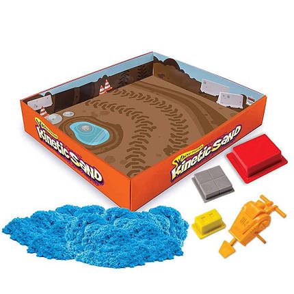 Набір піску для дитячої творчості Kinetic Sand Construction Zone (71417-2), фото 2