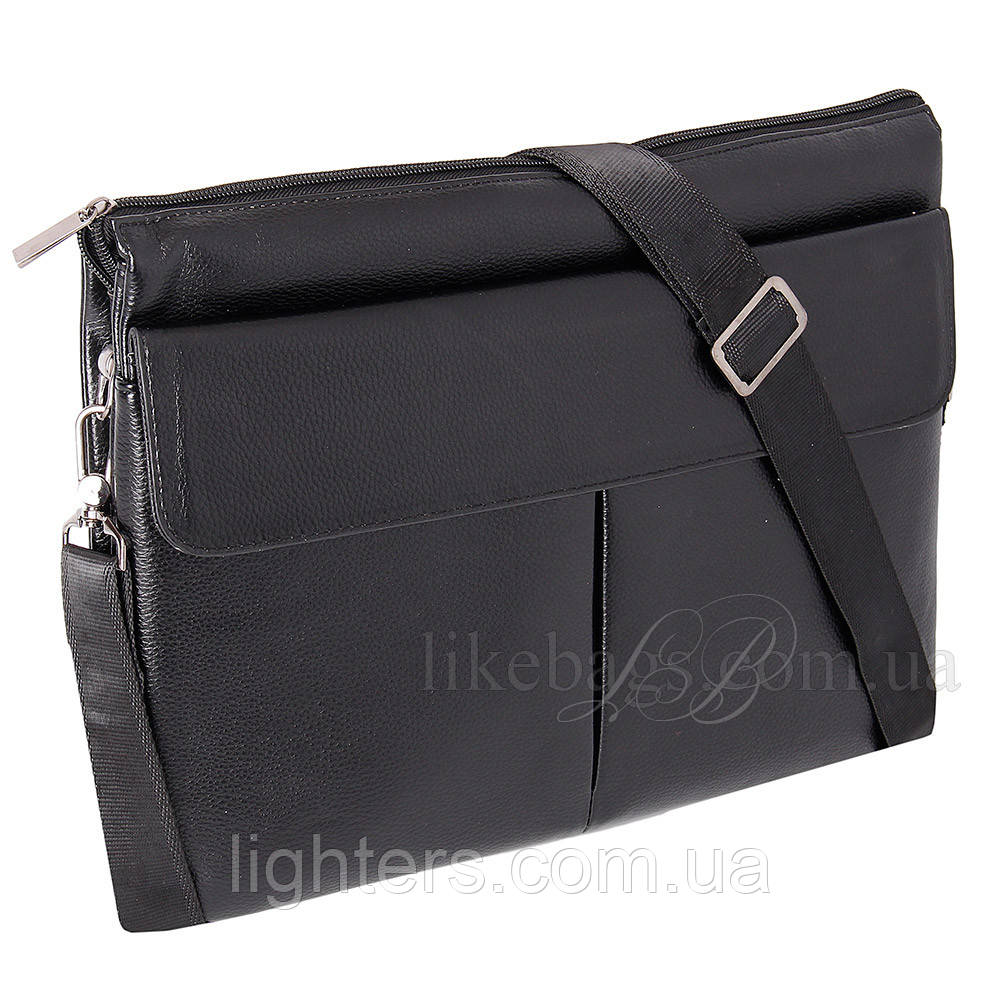 Сумка для документів Fashion через плече чорна 54363, фото 1