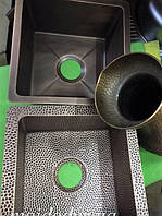 Мідні мийки в наявності та на замовлення