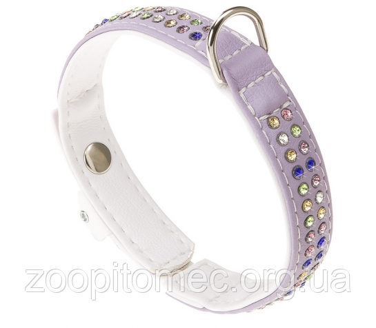 Lux C12/22 VIOLA-BIANCO нашийник для кішок COLLAR ferplast