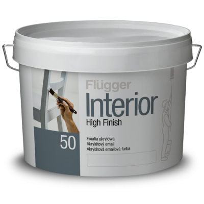 Акрилова емаль для дерева напівглянсова 3л — Interior High Finish 50