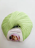 Пряжа для вязания Беби вулл ALIZE светло-зеленый 41