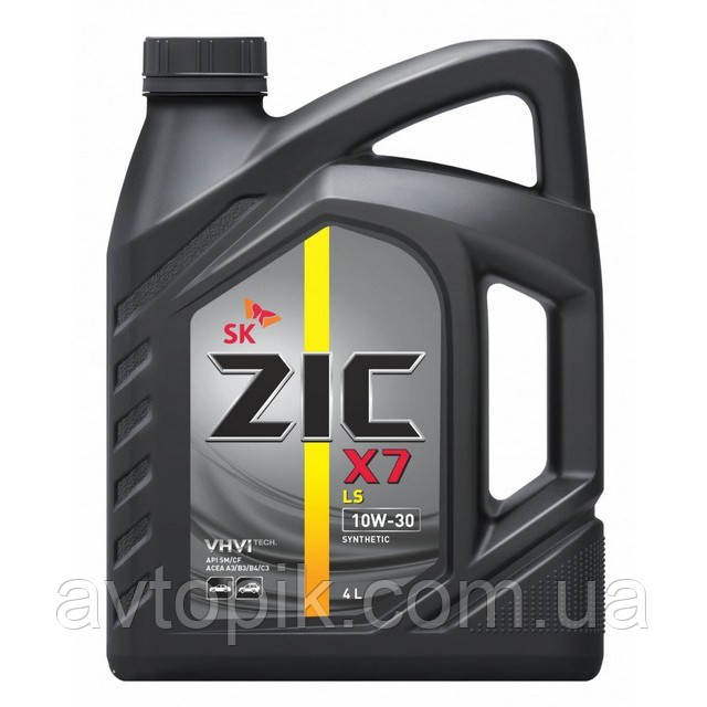 Моторне масло ZIC X7 LS 10W-30 (4л.)